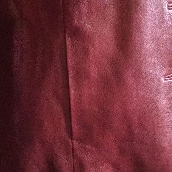 TRIBECA STUDIO LEATHER BLAZER SIZE PS* - Picture 5 of 6